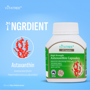 Vitatree High Strength Astaxanthin 60 Capsules