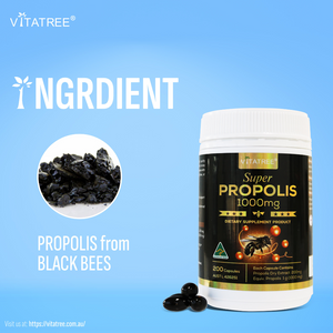 Vitatree Super Propolis 1000mg Mini Capsules