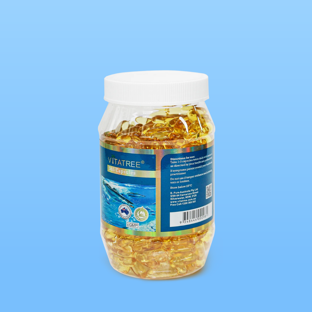 Vitatree Omega 3 1000mg 365 Capsules vitatree