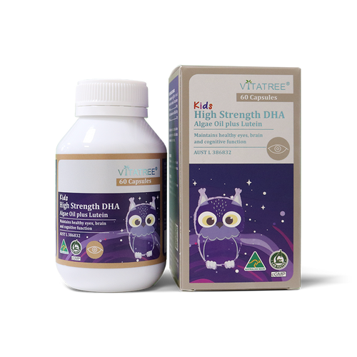 Vitatree Kids High Strength DHA Algae Oil plus Lutein