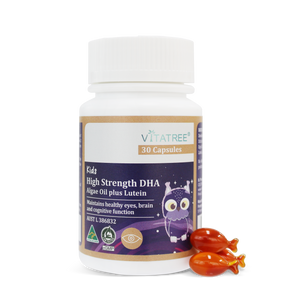 Vitatree Kids High Strength DHA Algae Oil plus Lutein