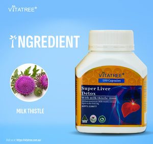 Vitatree Super Liver Detox with Milk Thistle 38000 100 Capsules