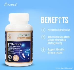 Vitatree Probiotics Broad Spectrum 30 Capsules